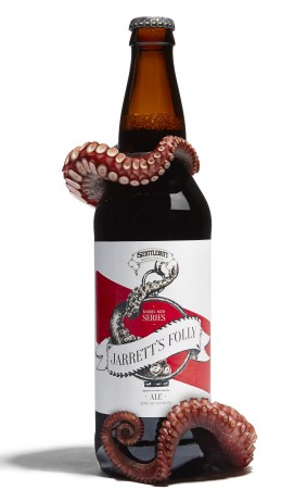 Scuttlebutt Beer with April Stone's label design
